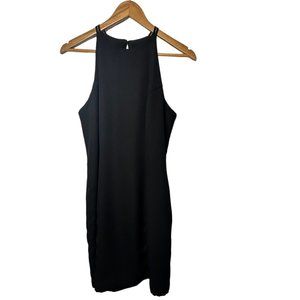 Little Black Dress Randi May Collection Black Halter Open Back Dress size 12